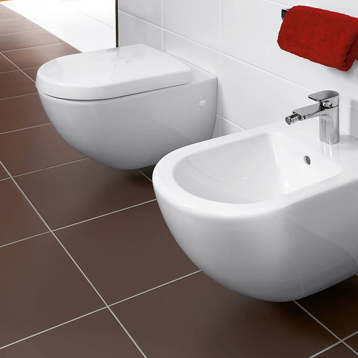 Villeroy&Boch Subway 2.0 Унитаз 37.5x36см., подвесной, с гориз. выпуском, цвет: альпийский белый