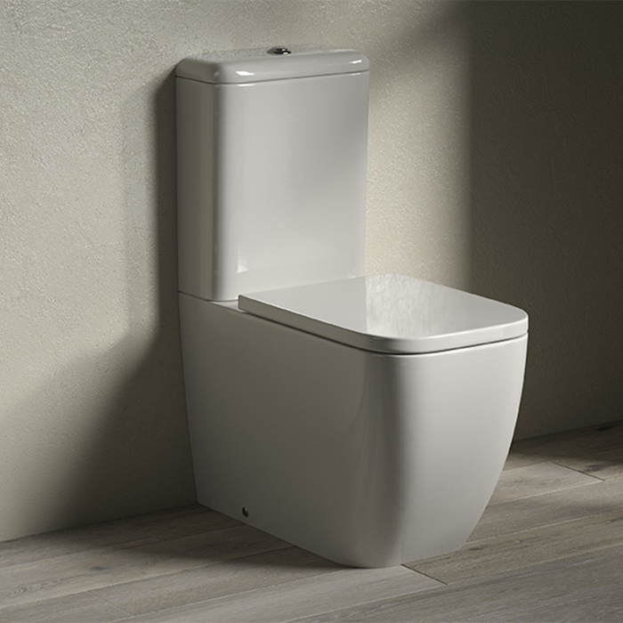 Hatria Bianca Унитаз моноблок, 66x34.5см, цвет: белый