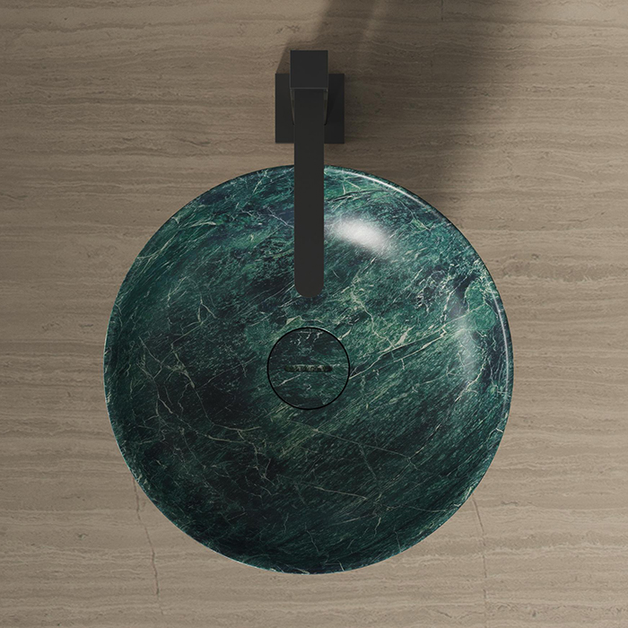 Dea Design Marble Venezia Раковина 50x50x85см., напольная, без отв., мрамор, цвет: Stone Green