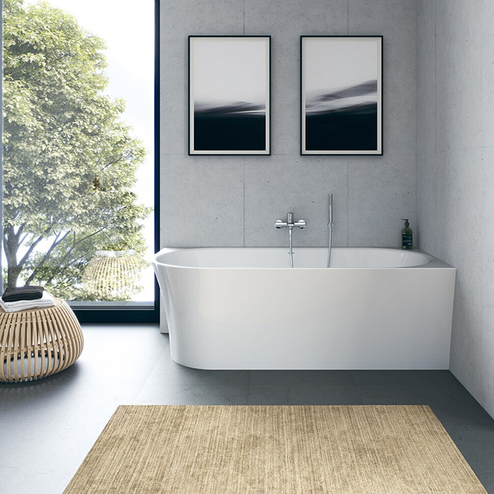 Duravit No.1 Ванна 170х100 см, встраиваемая, вариант левый, цвет: белый
