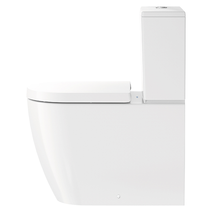 Duravit Me by Starck Унитаз-моноблок 37x65см., слив универсальный, с креплениями, цвет: белый