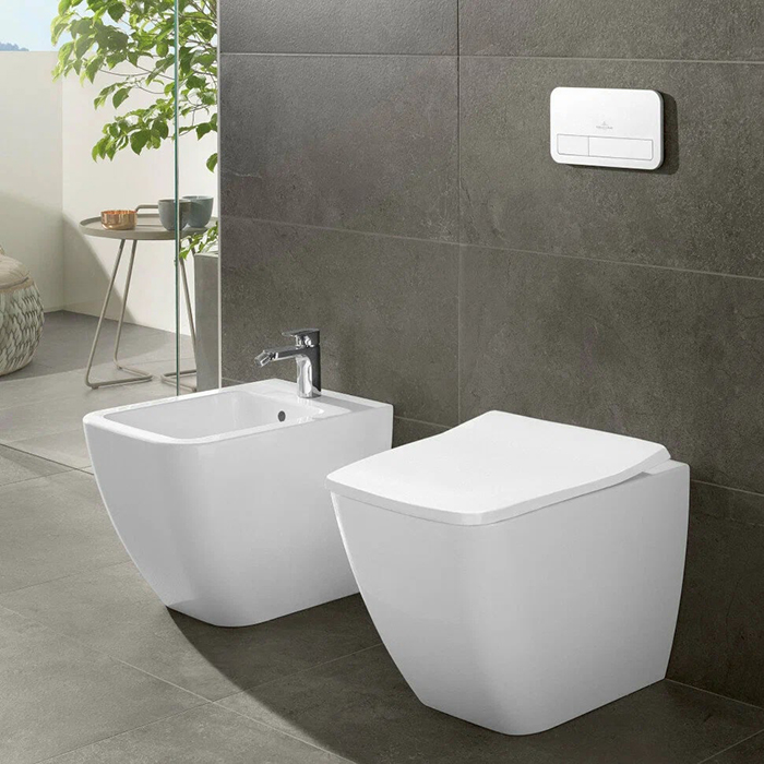 Villeroy&Boch ViConnect Клавиша смыва для унитаза, цвет: белый