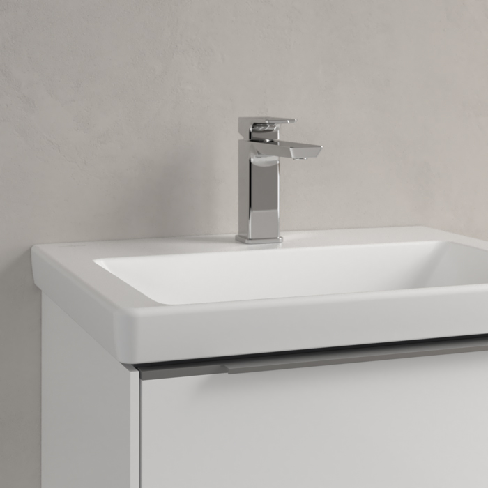 Villeroy&Boch Subway 3.0 Раковина 55х44х16.5см., 1 отв., подвесная, CeramicPlus, без перелива, цвет: белый камень