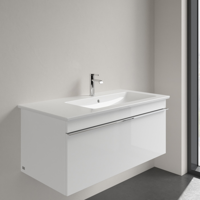 Villeroy&Boch Venticello Раковина 100х50 см, 1 отв., с переливом, с антигрязевым покрытием CeramicPlus, цвет: белый