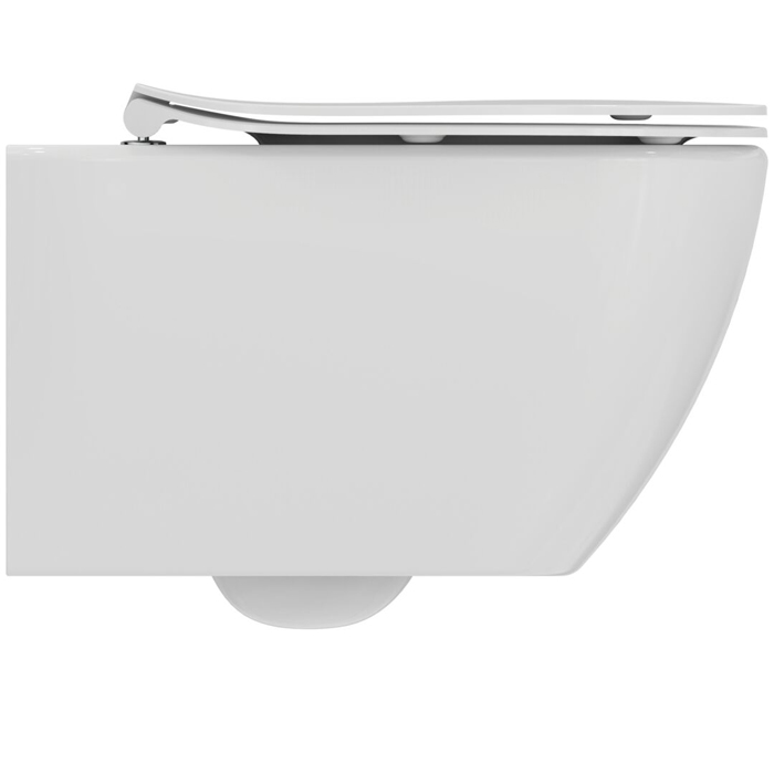Ideal Standard Idealmood Унитаз подвесной 53.5х36.5см., , AquaBlade® ,с сиденьем и крышкой, цвет: белый