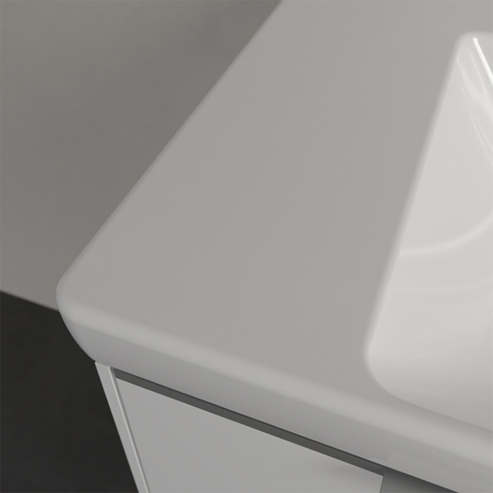 Villeroy&Boch Subway 3.0 Раковина 100х47х16.5см., 1 отв., подвесная, с антигрязевым покрытием CeramicPlus, без перелива, цвет: альпийский белый