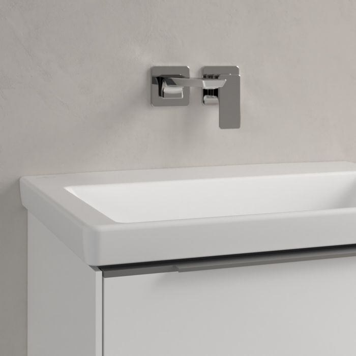 Villeroy&Boch Subway 3.0 Раковина 65х47х16.5см., без отв., подвесная, CeramicPlus, без перелива, цвет: белый камень