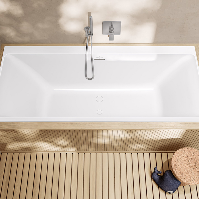 Villeroy&Boch Subway 3.0 Ванна 170х75см., встраиваемая, цвет: Stone White