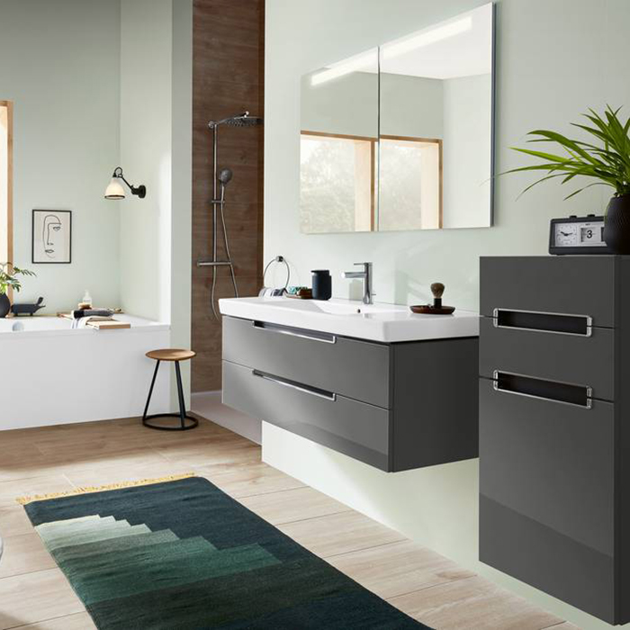 Villeroy&Boch Subway 2.0 Раковина 100х47 см, 1 отв., с антигрязевым покрытием CeramicPlus, цвет: белый