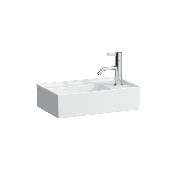 Laufen Kartell Раковина 46х28х12 см, 1 отв., без перелива, со скр. сливом, цвет: белый