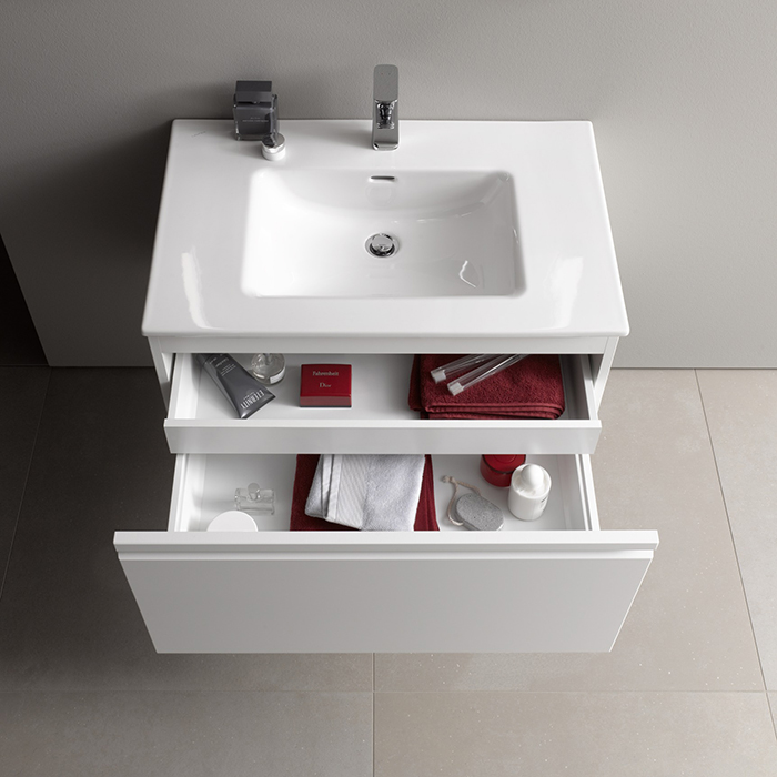 Laufen Pro S Тумба с раковиной 80х50х46см, подвесная, цвет: белый матовый