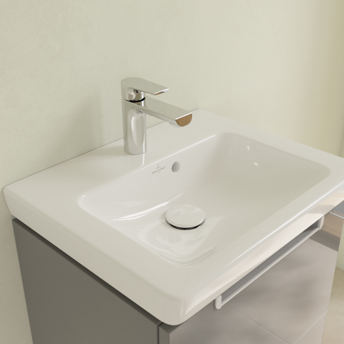 Villeroy&Boch Subway 2.0 Раковина 50х40 см, 1 отв., с переливом, цвет: белый
