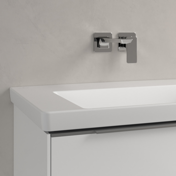 Villeroy&Boch Subway 3.0 Раковина 80х47х16.5см., без отв., подвесная, CeramicPlus, без перелива, цвет: белый камень
