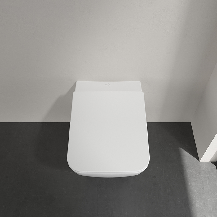 Villeroy&Boch Venticello Унитаз подвесной 37.5x56см, сиденье SlimSeat, микролифт, цвет: альпийский белый