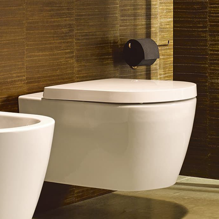 Duravit Me by Starck Комплект: подвесной унитаз 56x37см, Rimless 252909+ сиденье с мягким закрыванием 002009, цвет: белый