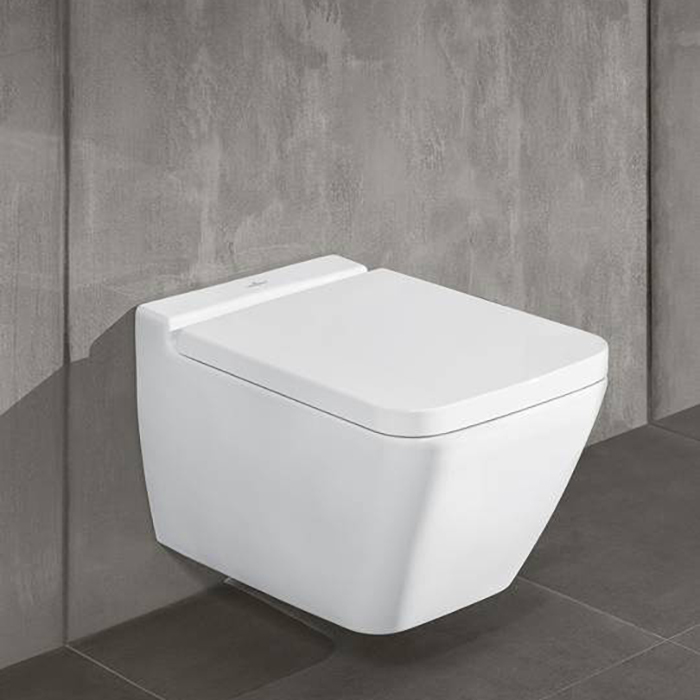 Villeroy&Boch Finion Сиденье с крышкой для унитаза, с антигрязевым покрытием CeramicPlus, цвет: белый