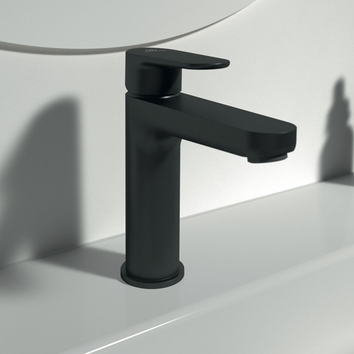 Ideal Standard Cerafine O Смеситель для раковины, на 1 отв., с донным клапаном, цвет: Черный матовый