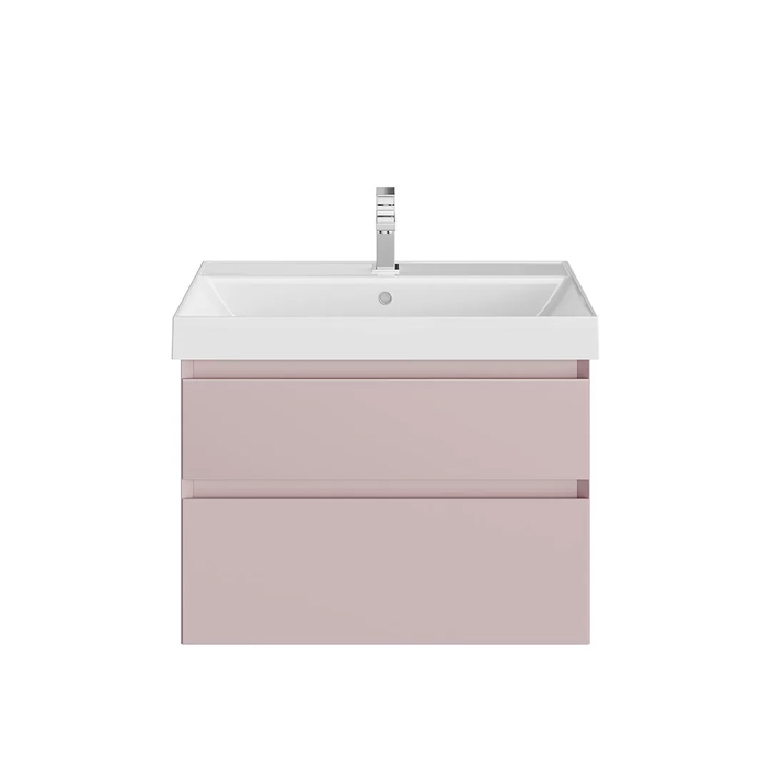 Kerama Marazzi Cubo Тумба 67.8х47х47.5см., подвесная, с ящиками, цвет: мальва матовый