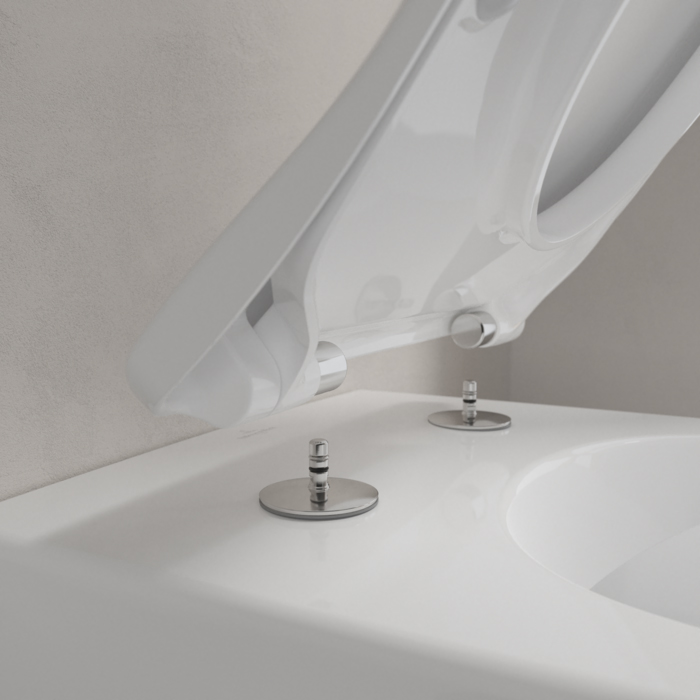 Villeroy&Boch Subway 2.0 Унитаз подвесной 37.5x56.5 см, безободковый, с антигрязевым покрытием CeramicPlus, цвет: белый