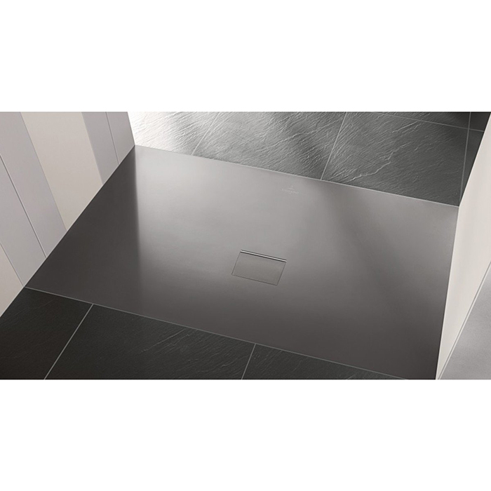 Villeroy&Boch Squaro Infinity Душевой поддон 90х80х4см., Quaryl®, цвет: Grey
