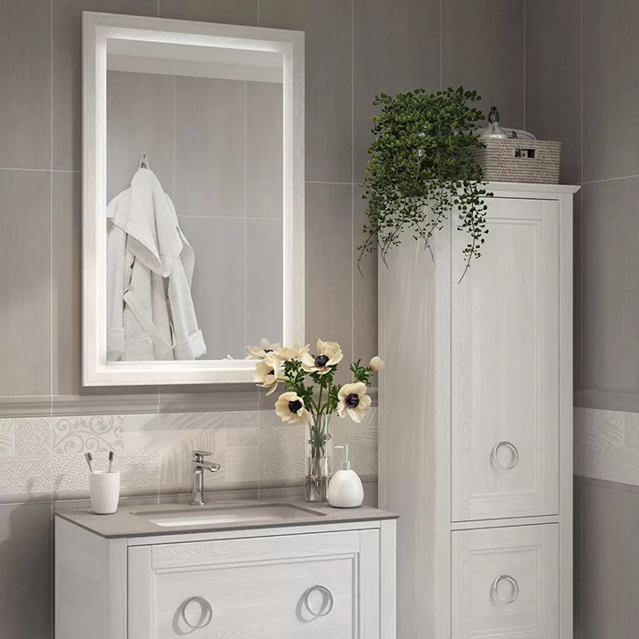 Kerama Marazzi Plaza Classic Пенал напольный 45x175см, цвет: белый матовый