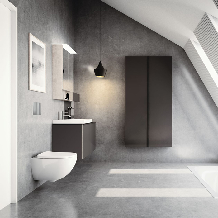 Geberit Acanto Унитаз 35х41см., подвесной, безободковый, цвет: белый