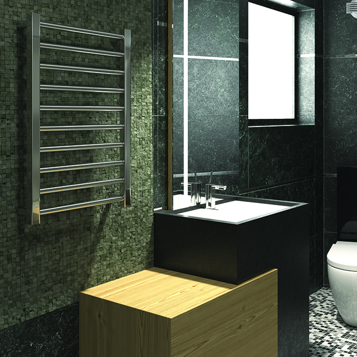 Neoinox Eco Полотенцесушитель 60x45см, электрический, box, цвет: хром