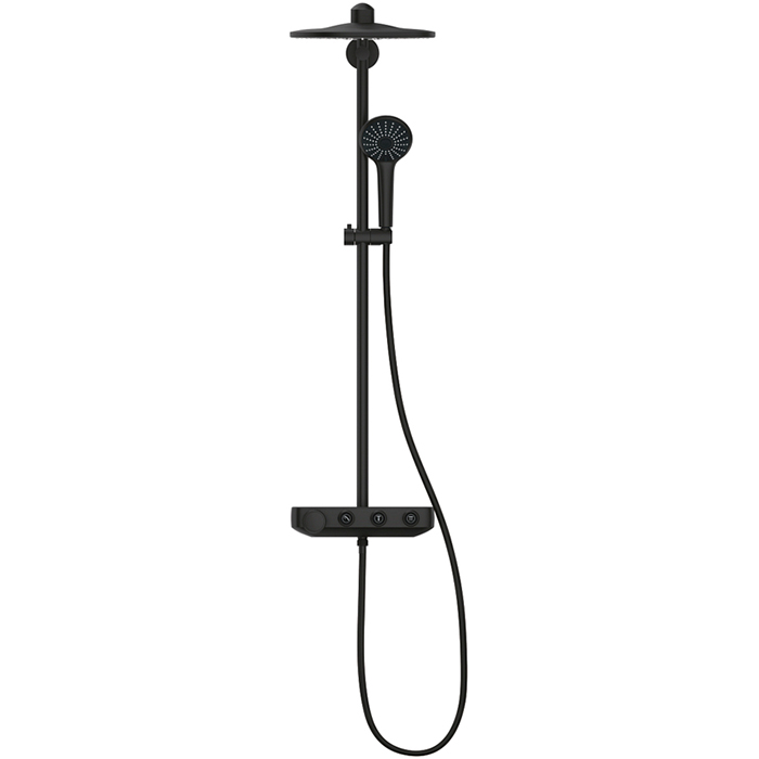 Grohe Euphoria SmartControl System Душевая система с термостатическим смесителем, цвет: фантомный чёрный