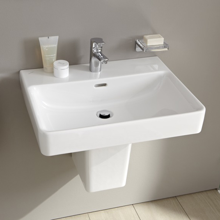 Laufen Pro S Раковина 55x46.5x95см., подвесная, с 1 отв., цвет: белый