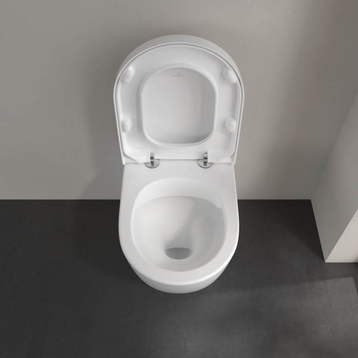 Villeroy&Boch Subway 2.0 Унитаз подвесной 37x56 см, безободковый, с антигрязевым покрытием CeramicPlus, цвет: белый