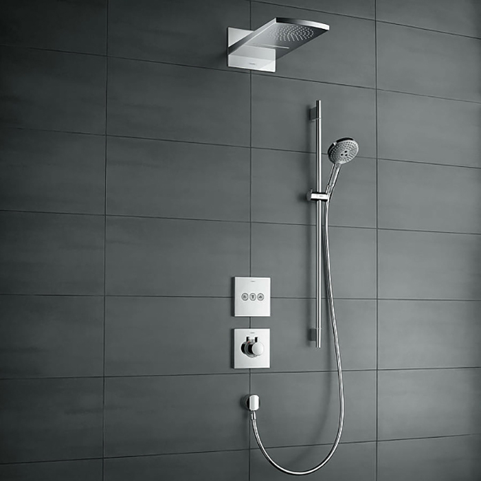 Hansgrohe ShowerSelect Переключатель потоков для душа, на 3 источника, цвет: белый матовый