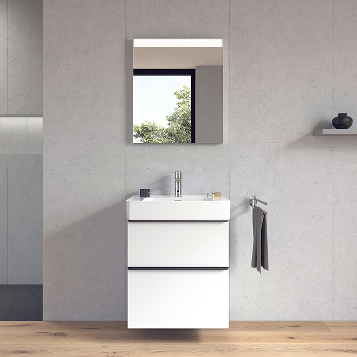 Duravit Soleil by Starck Раковина 60x48x14.5 см, подвесная/накладная, 1 отв., с переливом, WonderGliss, цвет: белый