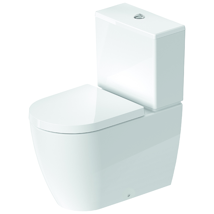 Duravit Me by Starck Унитаз-моноблок 37x65см., слив универсальный, с креплениями, цвет: белый