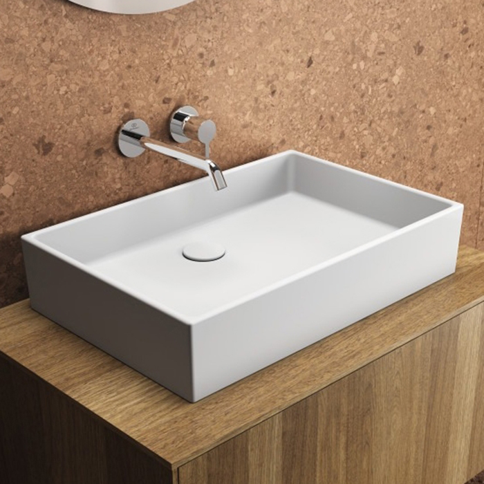 Ideal Standard Extra Раковина накладная, 60х40см., без отв., без перелива, цвет: белый