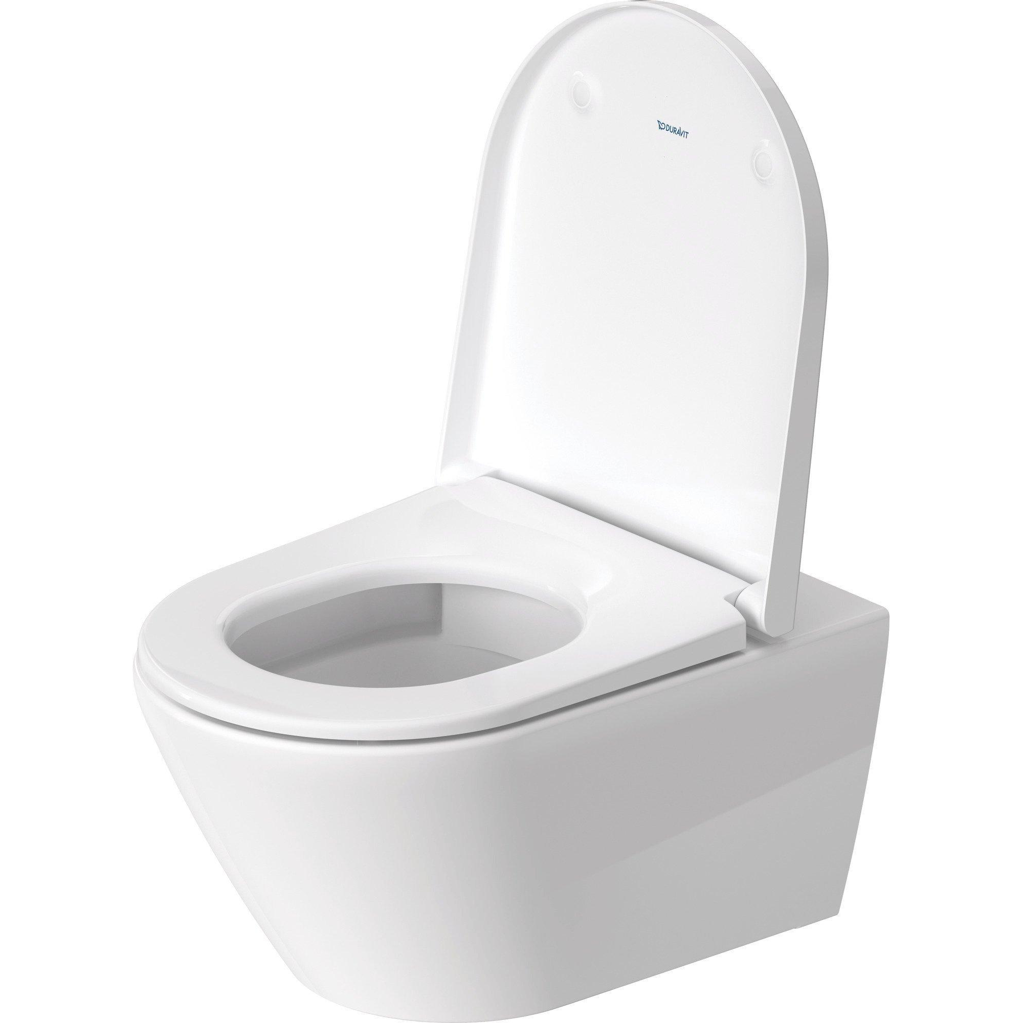 Duravit D-Neo Унитаз подвесной 37x54 см, безободковый, в комплекте с сиденьем 0021690000, цвет: белый