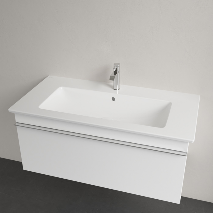 Villeroy&Boch Venticello Раковина 100х50 см, 1 отв., с переливом, с антигрязевым покрытием CeramicPlus, цвет: белый