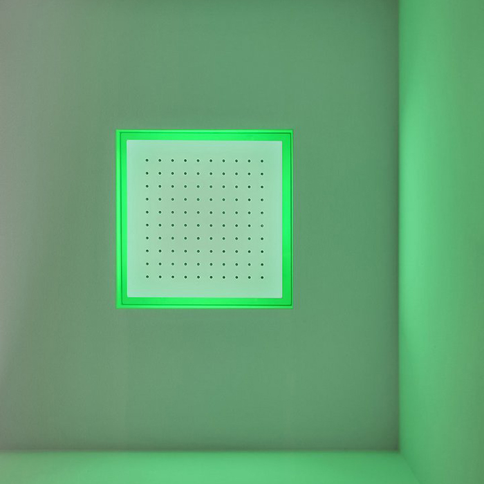 Antonio Lupi Душевая система Meteo Встраиваемый верхний душ 52 x 35 x 11 см. цвет. с LED RGB подсветкой, цвет: хром