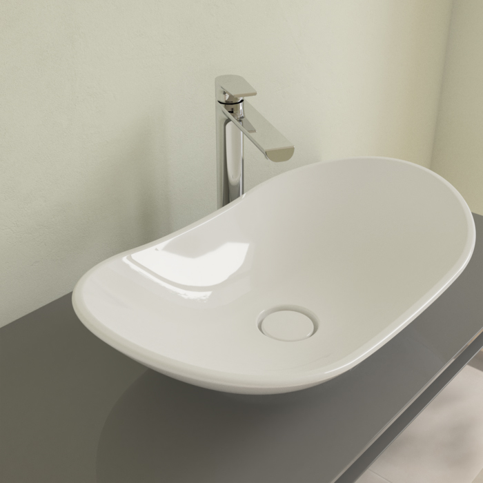 Villeroy&Boch My Nature Раковина 61х36 см, без отв., без перелива, с антигрязевым покрытием CeramicPlus, цвет: белый