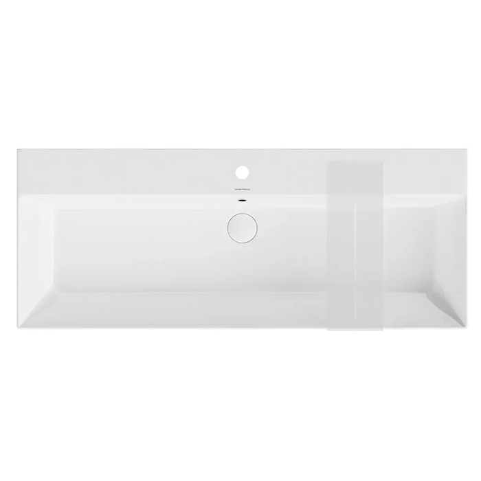 Kerama Marazzi Grande Раковина подвесная 119.5х18см., без отв., цвет: белый глянцевый
