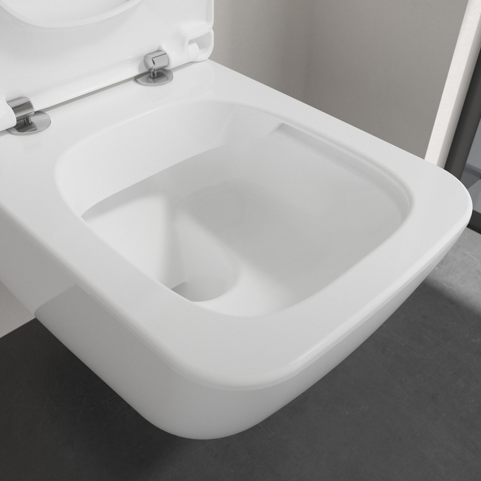 Villeroy&Boch Venticello Унитаз подвесной 37.5x56 см, безободковый, с антигрязевым покрытием CeramicPlus, цвет: белый