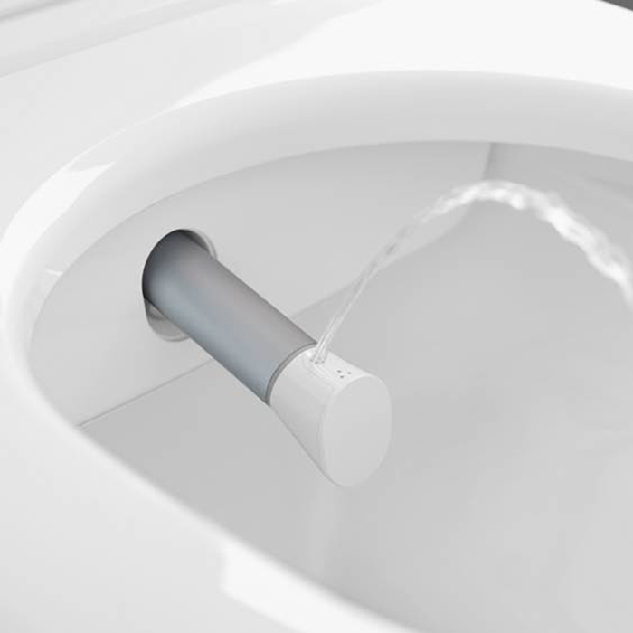 Villeroy&Boch ViClean-I 100 Унитаз-биде подвесной 38.5x59.5 см, безободковый, с антигрязевым покрытием CeramicPlus, цвет: белый