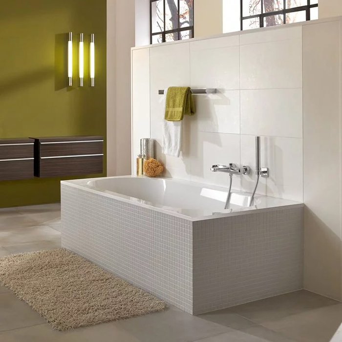 Villeroy&Boch Oberon Ванна 170х75х45см., встраиваемая, прямоугольная, цвет: белый