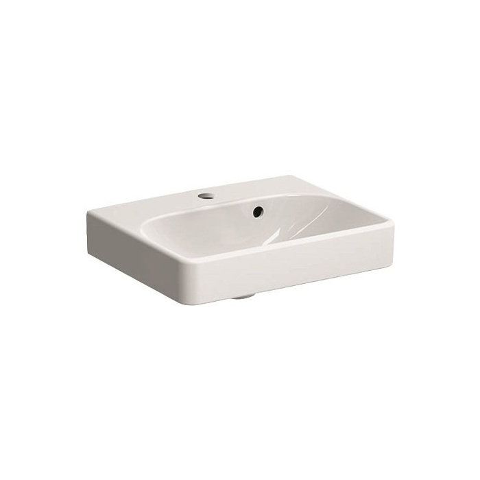 Geberit Smyle Square Тумба с раковиной 44.2х61.7х35.6см., подвесная, с 1 выдв. ящиком, цвет: пекан