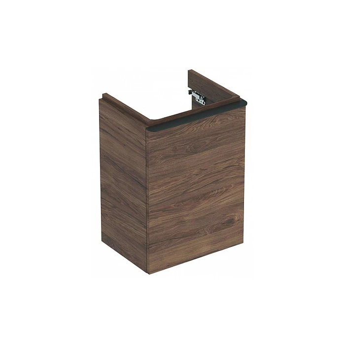 Geberit Smyle Square Тумба с раковиной 44.2х61.7х35.6см., подвесная, с 1 выдв. ящиком, цвет: пекан