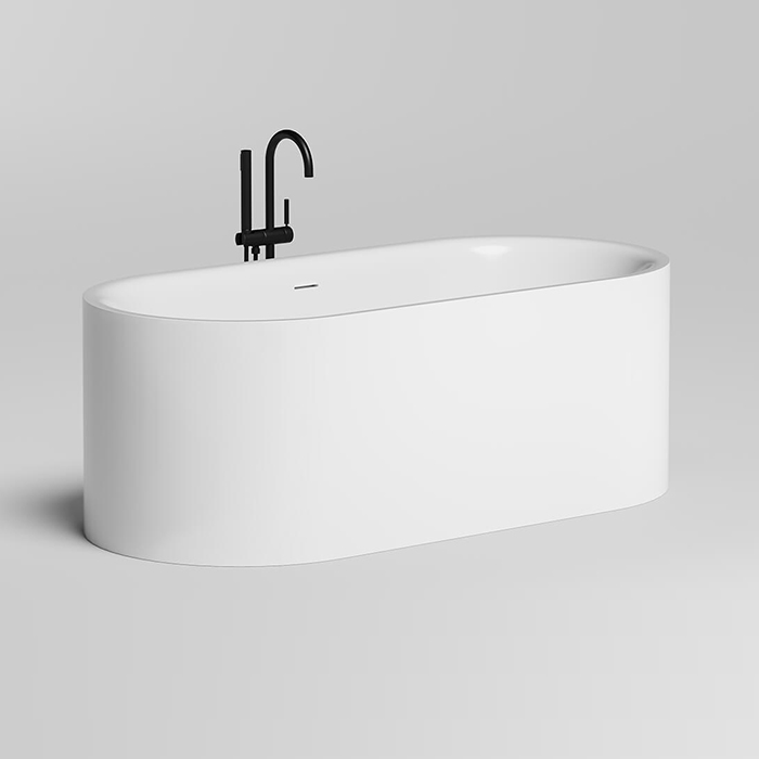 Salini Perla Ванна 170x80см., отдельностоящая, S-Stone, цвет: белый матовый