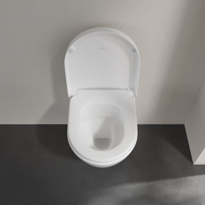 Villeroy&Boch Subway 2.0 Унитаз подвесной, 48х35.5см., Compact, с DirectFlush, с антигрязевым покрытием CeramicPlus, цвет: альпийский белый