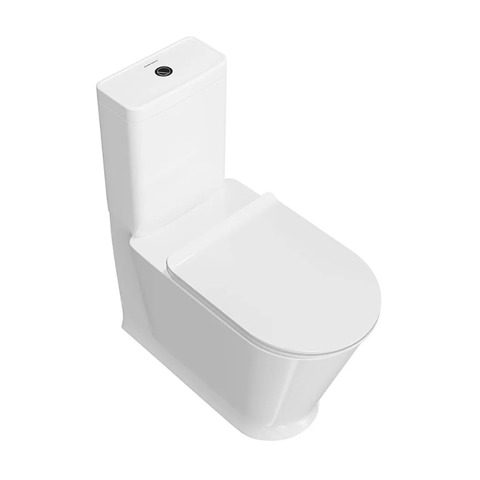 Kerama Marazzi Plaza Modern Унитаз-моноблок 35x70см., безободковый, цвет: белый глянцевый