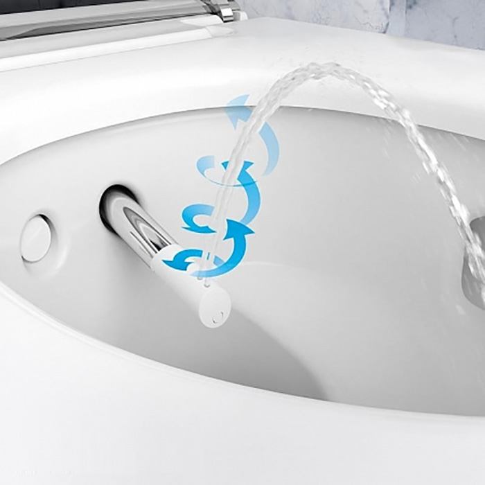 Geberit AquaClean Mera Comfort Подвесной унитаз-биде 59х36см, цвет: глянцевый хром