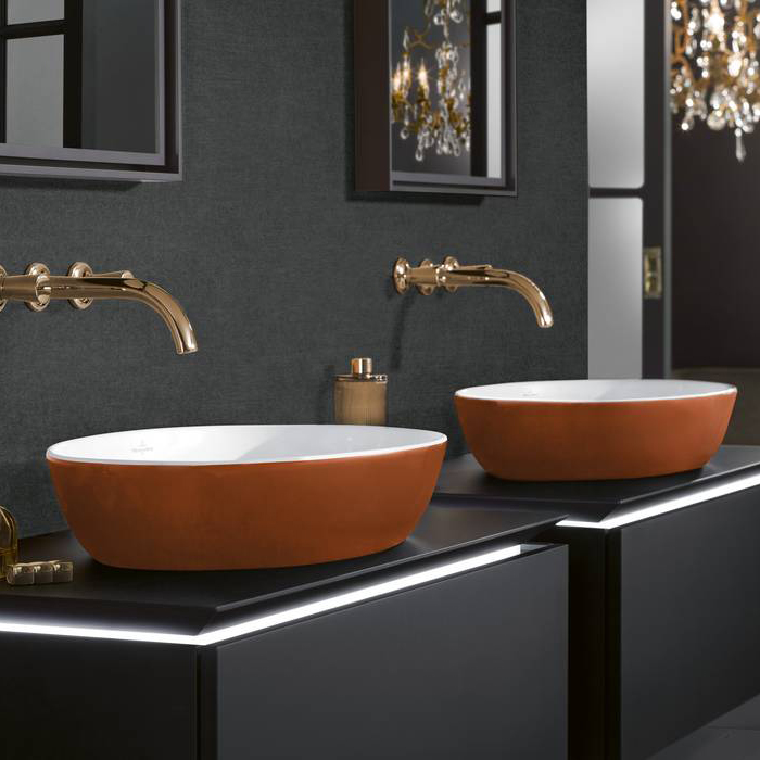 Villeroy&Boch Artis Раковина 61x41x13см., накладная, цвет: Rust