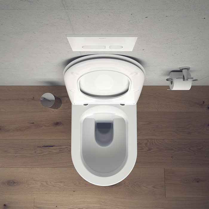 Duravit Soleil by Starck Унитаз 37x60 см, напольный, безободковый, слив универсальный, Weiß Hochglanz, HyG, цвет: белый